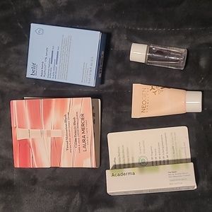Bundle of skincare samples